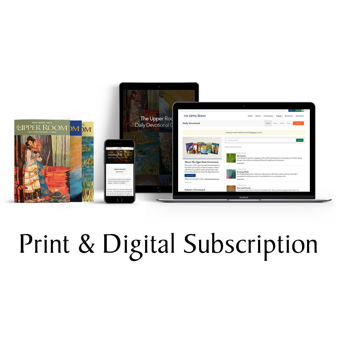 The Upper Room daily devotional | Large Print and Digital Combo