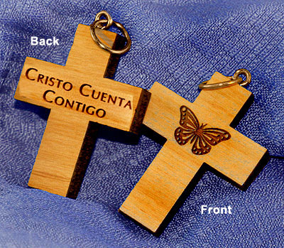 Cross Spanish Wood 10 Pk
