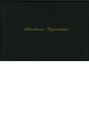 Attendance Registration Pad Cover