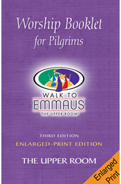 Emmaus Worship Booklet Enlarged Print Single