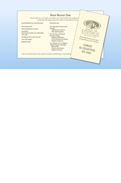 Emmaus Group Reunion Cards