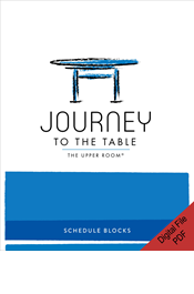 Journey to the Table Schedule Blocks